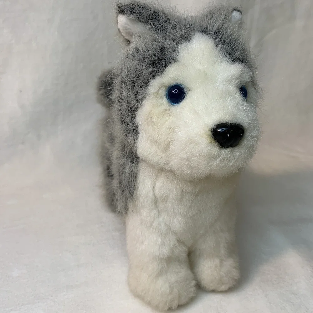 AMERICAN GIRL Doll Snow‎ Dog Pepper SIBERIAN HUSKY Puppy PLUSH STUFFED Animal 7